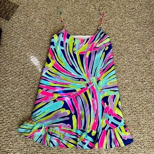 EUC Lilly Pulitzer sz XS silk slip dress